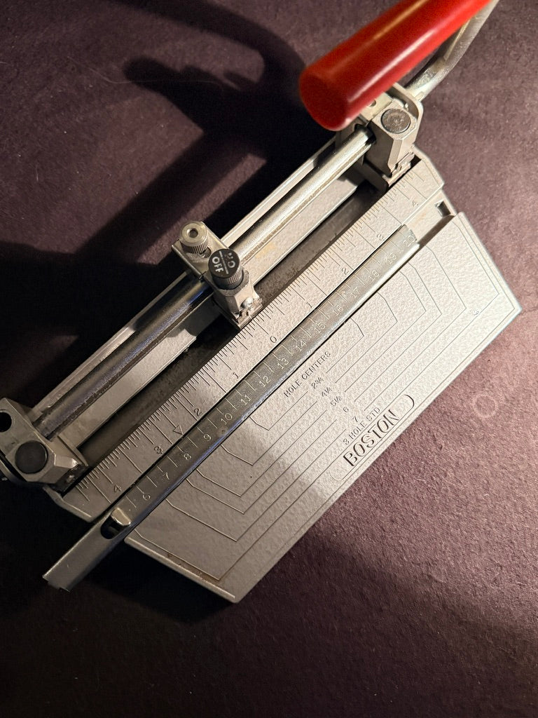 Vintage Boston 3-Hole Paper Punch c. 1970s