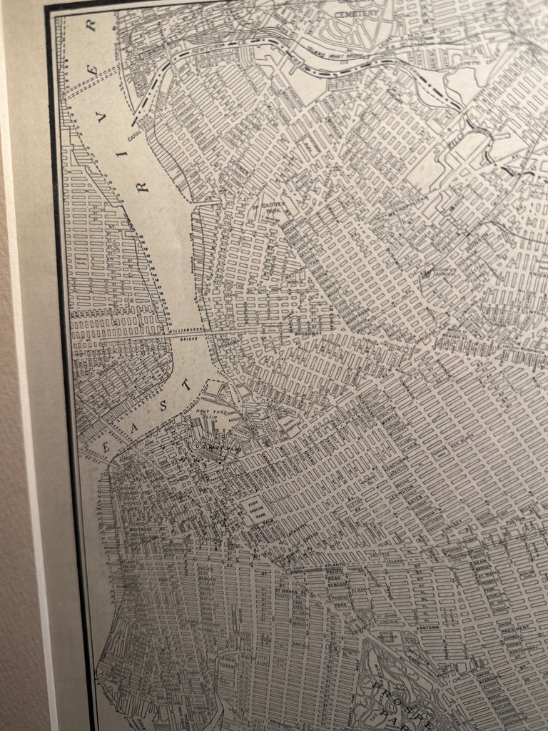 Map of Brooklyn, New York City, from Collier’s Atlas, c. 1939