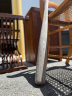 Antique Weathered Wooden Baseball Bat, Early 20th Century