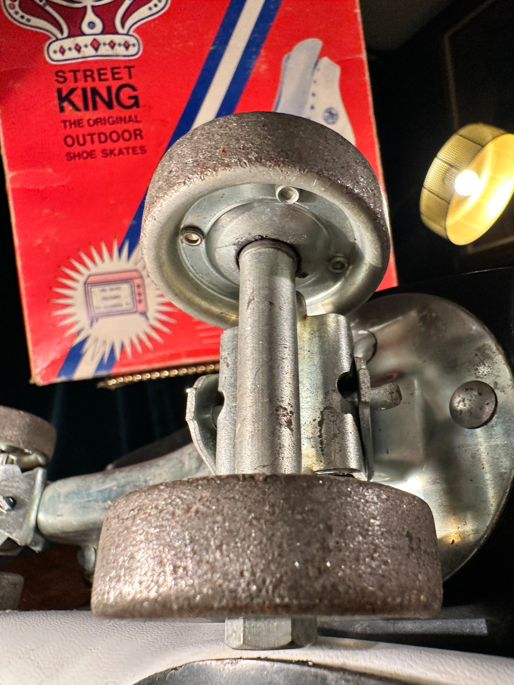 Vintage Roller Derby Street King Outdoor Shoe Skates With Original Box