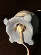 1940s Madonna and Child Ceramic Cherub Devotional Nightlight Lamp