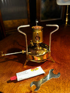 Optimus No. 00 Swedish Brass Paraffin Pressure Stove c.1969–1976