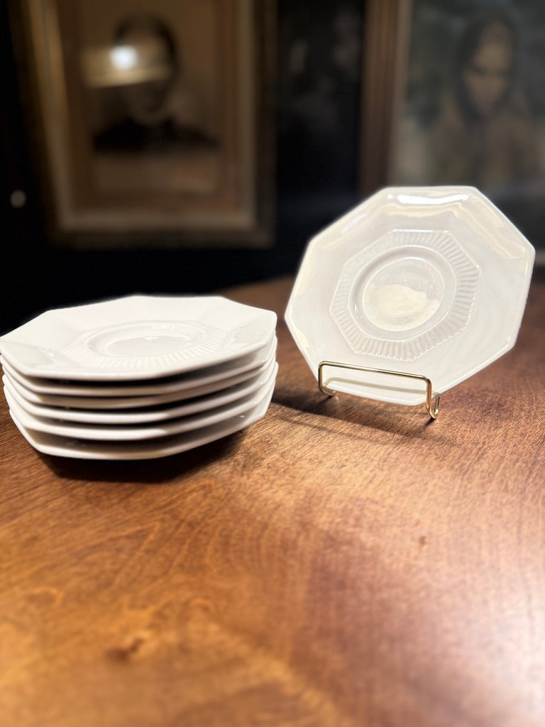 Nikko Classic Collection Saucer Set of 8 c.1950–1960 | Mid-Century Japanese Porcelain