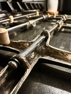Mid-Century Expandable Cast Aluminum Trivet, c. 1950s–1960s