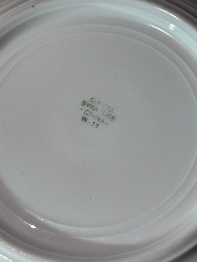 Syracuse China O.P. Co. Cobalt Rim Bowl, c. 1950s–60s