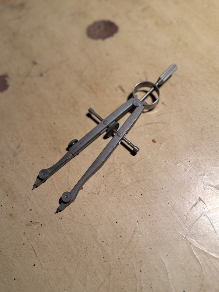 Vintage German Drafting Bow Compass c. Early-Mid 20th Century