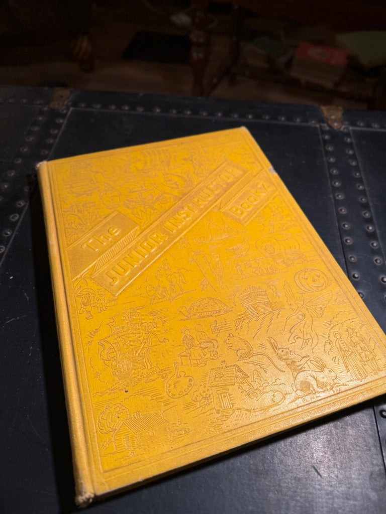 1943 The Junior Instructor Book One & Two Vintage Children’s Book