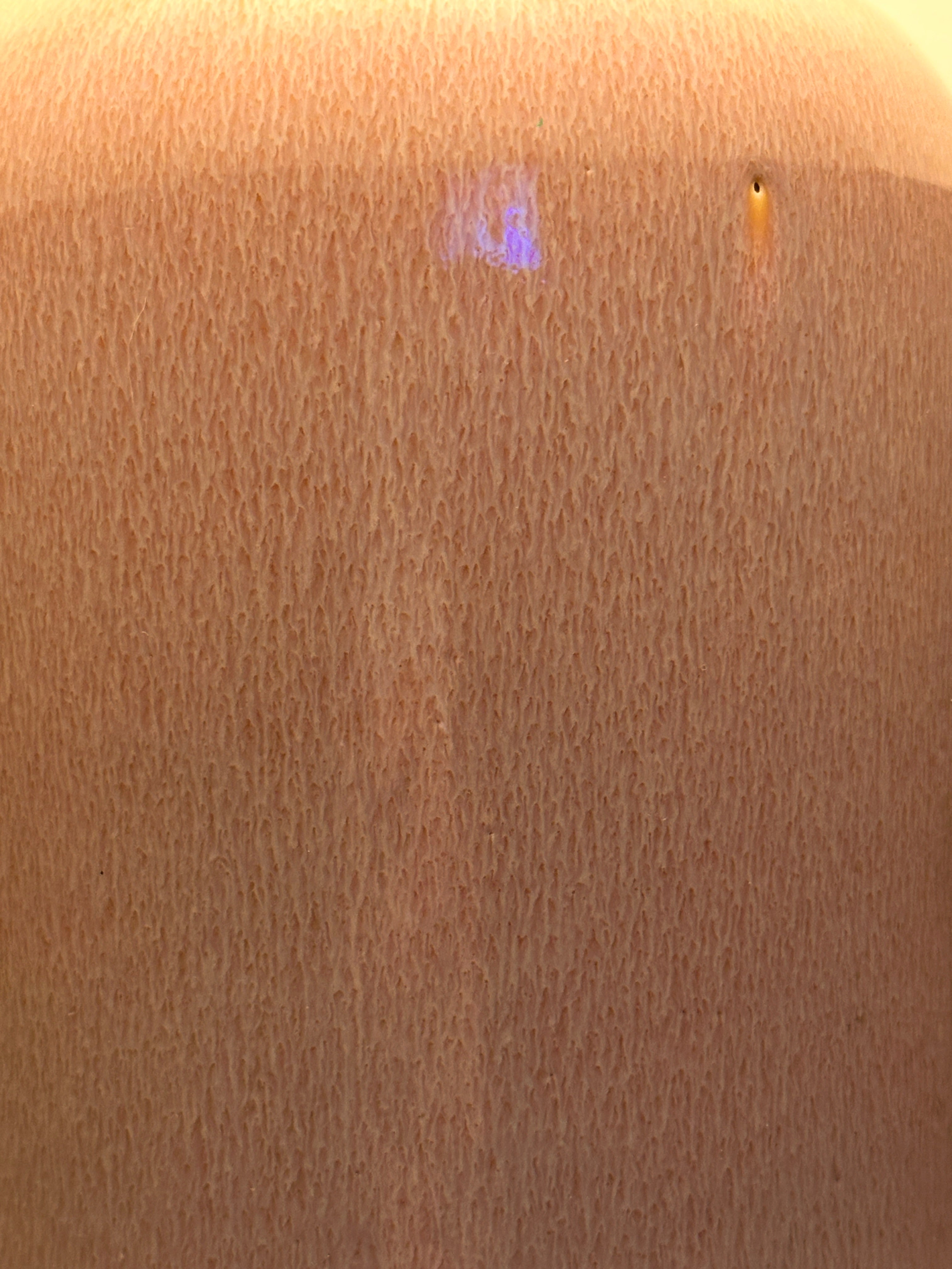 Vintage Textured Ceramic Table Lamp with Neutral Shade | Mid-Century Studio Pottery Lamp