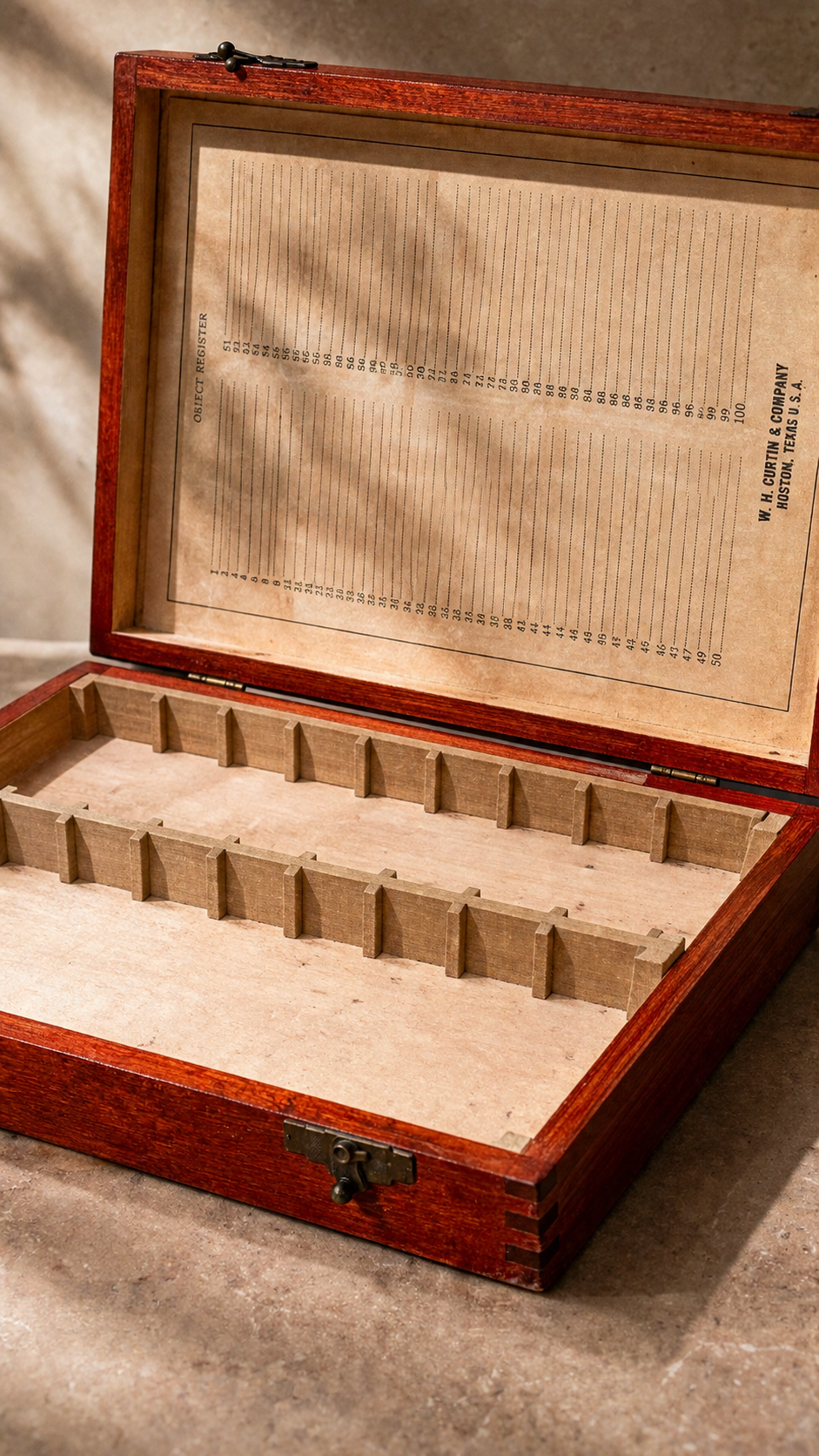 Vintage 35mm Slide Storage Case by W.H. Curtin & Co. c. 1950s–1970s | Reno, NV Antiques