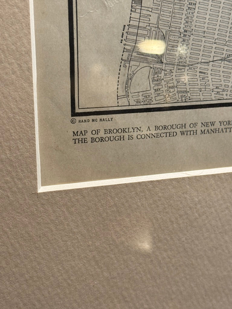 Map of Brooklyn, New York City, from Collier’s Atlas, c. 1939