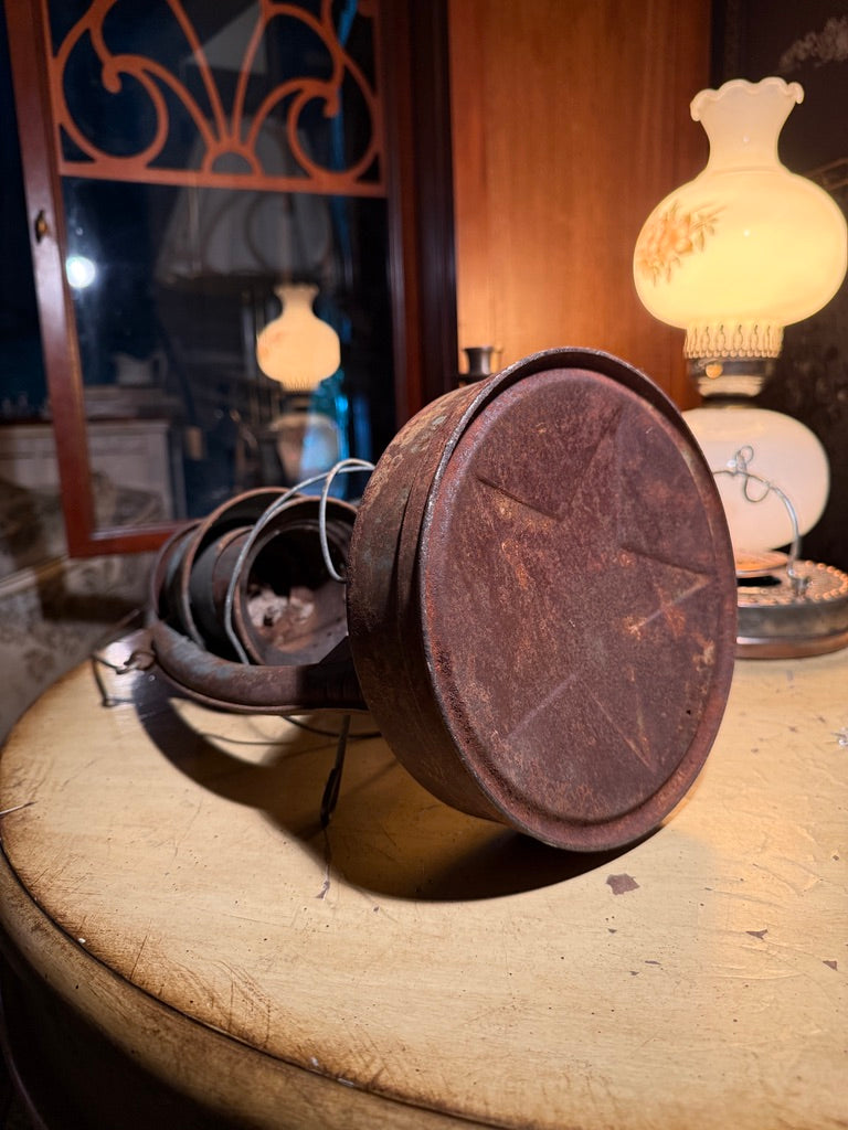 Vintage Embury No. 2 Air Pilot Kerosene Lantern, c. 1939–1953