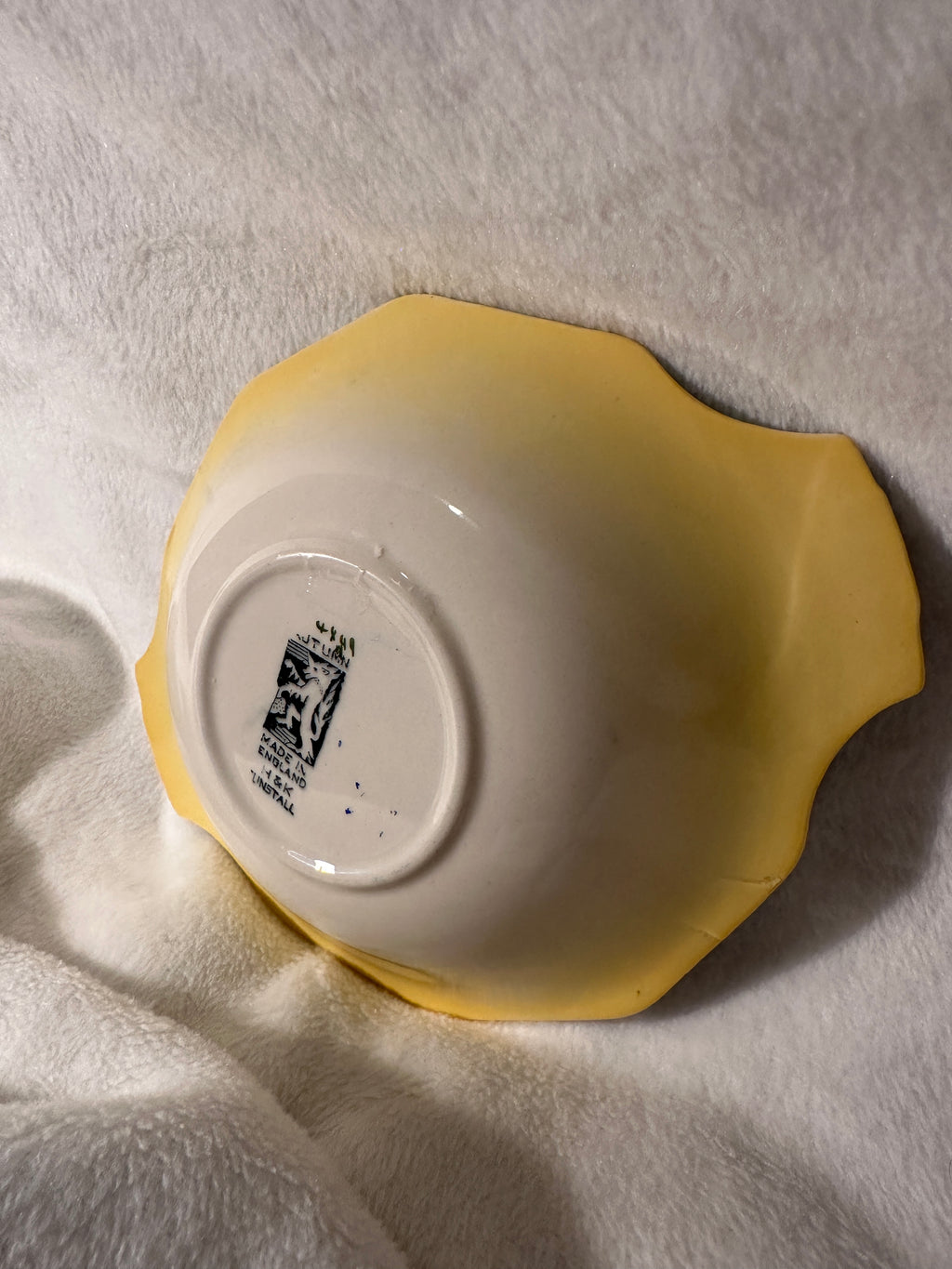 H&K Tunstall Art Deco Hand-Painted Fruit Bowl, c. 1930s