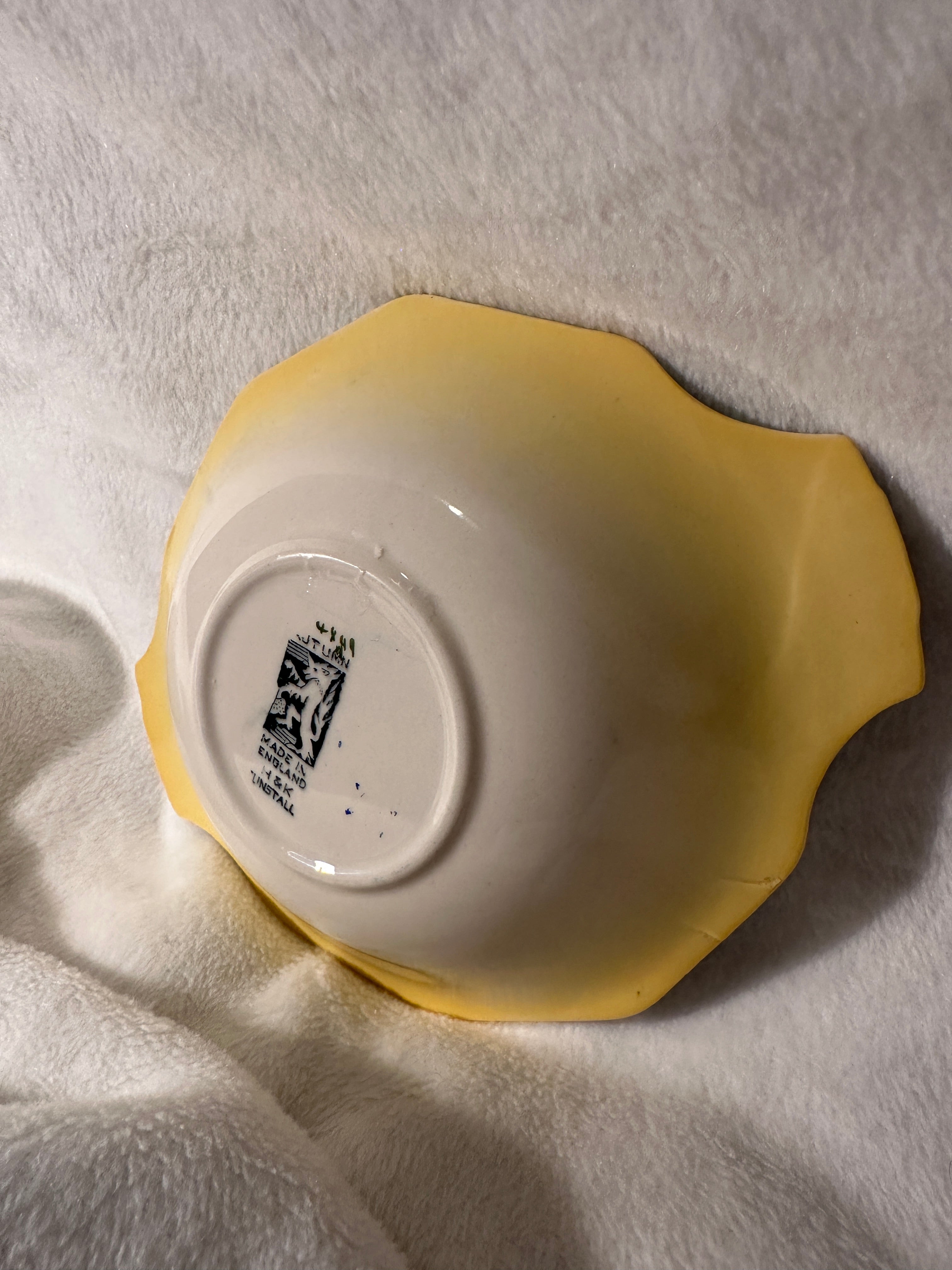H&K Tunstall Art Deco Hand-Painted Fruit Bowl, c. 1930s