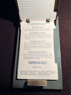 Vintage Rolodex Autodex Address Book Desk Organizer Faux Woodgrain