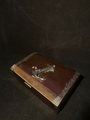 Japanese Nautical Anchor Jewelry Box, c. 1960s