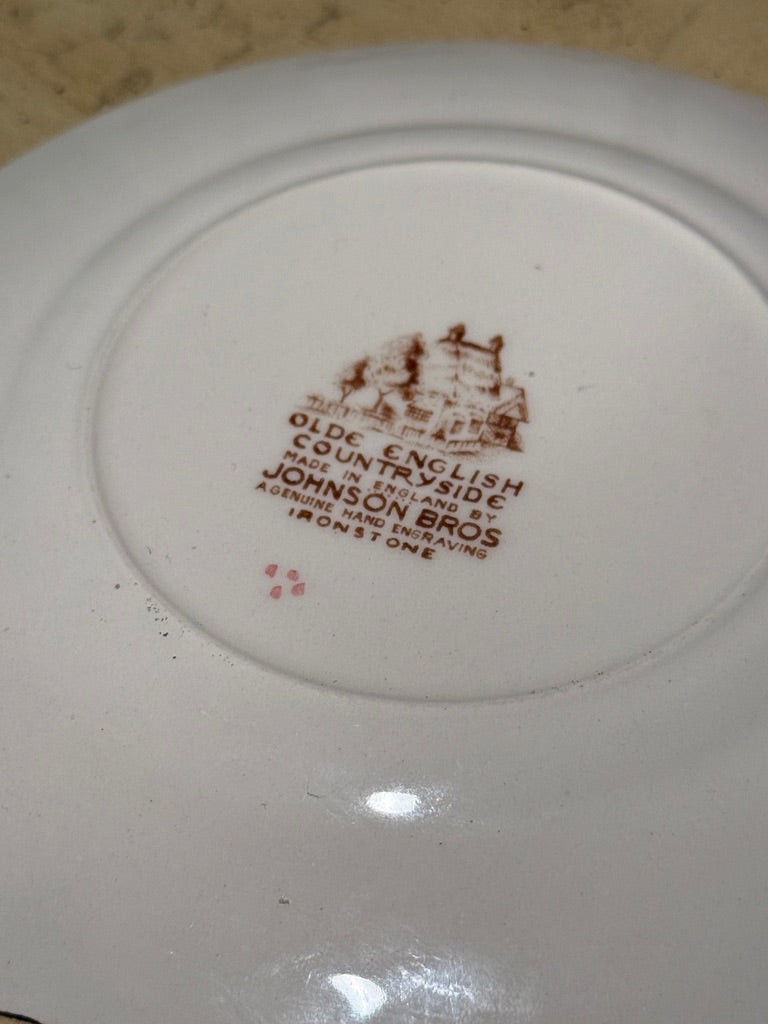 Johnson Bros “Olde English Countryside” Ironstone Plate