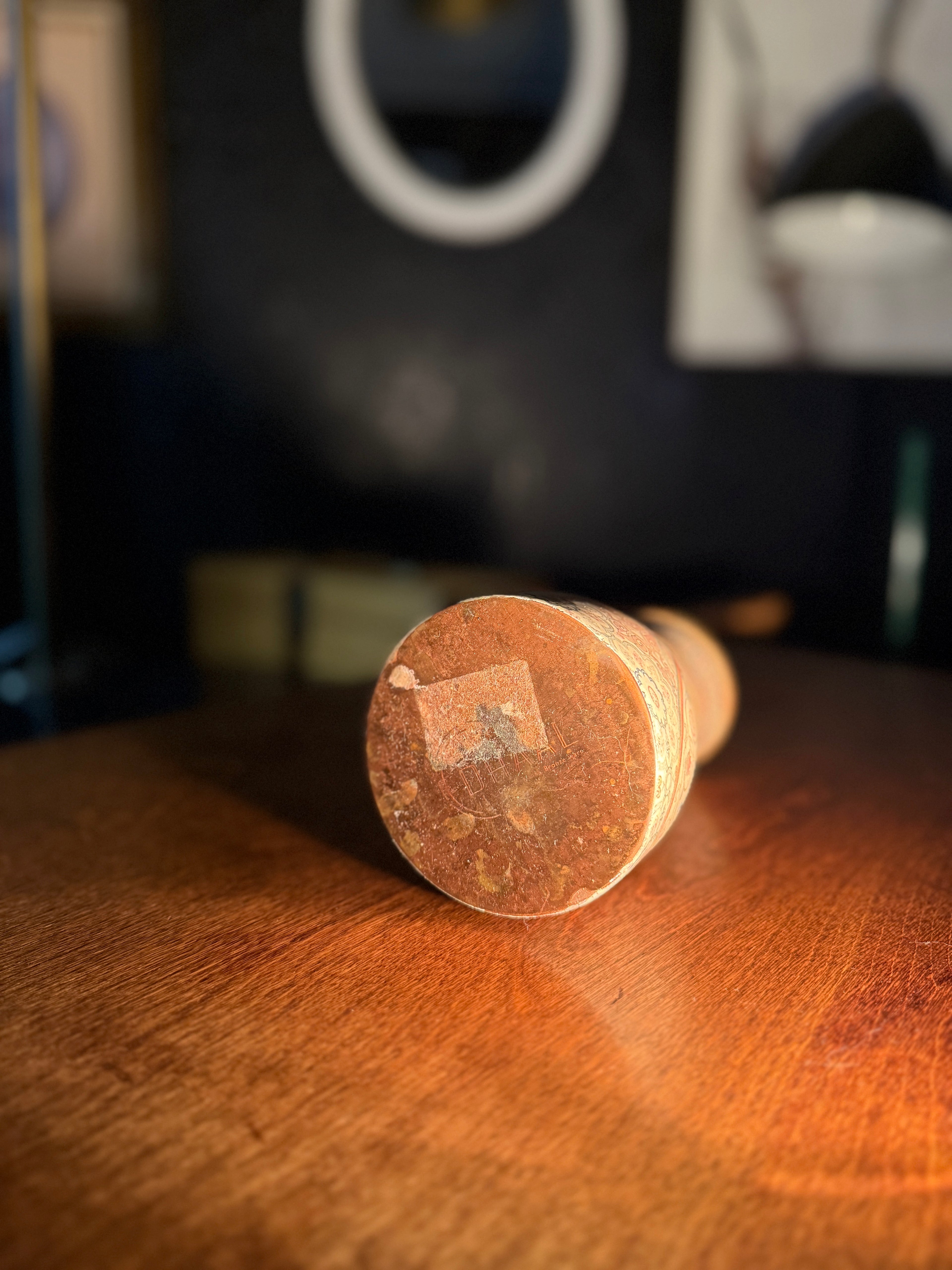 Antique American Copper Bronzeware Vase by DHAAL, c. 1890–1915