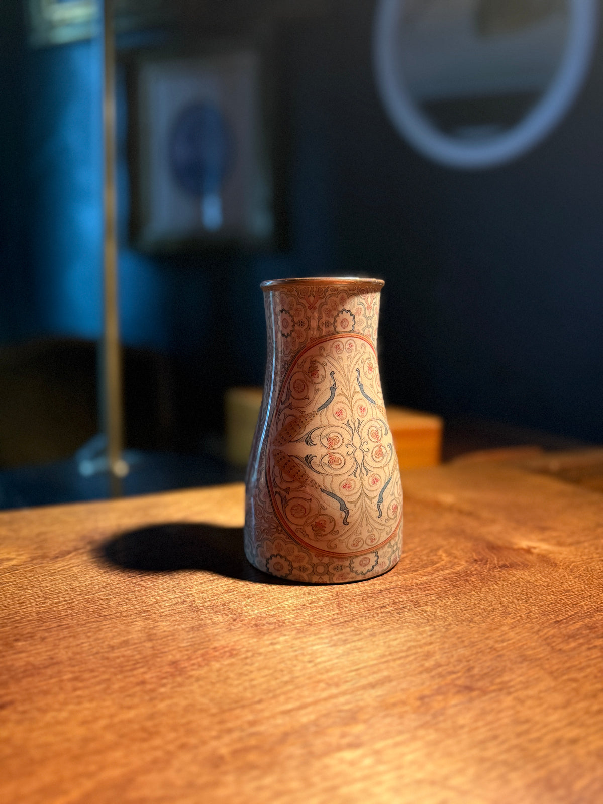 Antique American Copper Bronzeware Vase by DHAAL, c. 1890–1915