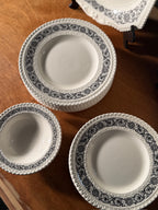 Antique George Jones Crescent Transferware Set of 20, c. 1893–1920