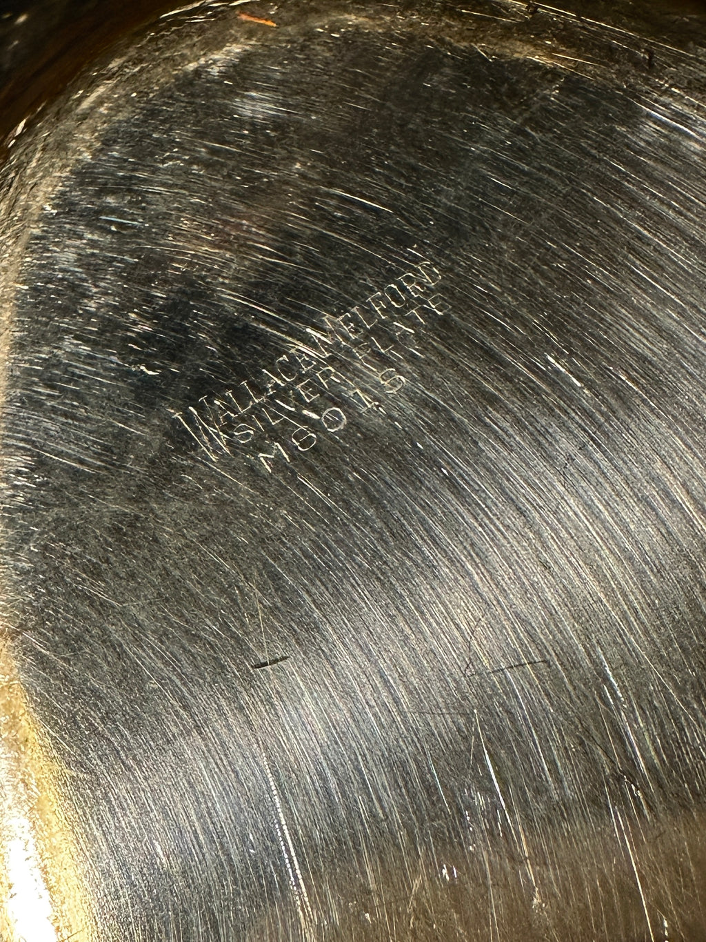 Mid-Century Wallace Silverplate Oval Serving Bowl, Model M601S, c. 1950s