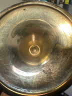 Vintage Graduated Brass Candlestick Trio, Mid-to-Late 20th Century