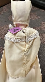 Walt Disney Productions Baby Doll, c. 1970s | Tagged Nursery Doll in Cream Gown