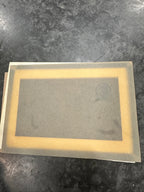 Framed 1914 One-Cent Thomas Jefferson Postal Card, Scott UX27, Green on Buff, Unused