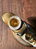 Gilt Rococo Scroll Double Candleholder, c. Early-to-Mid 20th Century