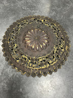 Egidio Casagrande Monumental Italian Brass Wall Sculpture, Borgo Valsugana, c. 1950s