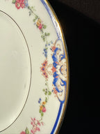 Antique Ovington Bros. New York Limoges Floral Porcelain Plate, c. 1890–1915