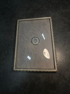 Mid Century Danish Design Mid Century Picture Frame with Convex Domed Glass, c. 1950s
