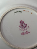 Royal Worcester Floral & Turquoise Cabinet Plates, Set of 8 (c. 1912–1925)