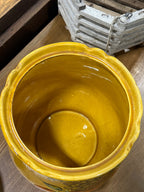 Vintage California Pottery Embossed Fruit Cookie Jar, c. 1945–1960