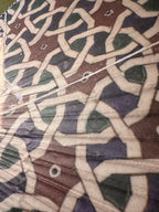 Honolulu Museum of Art · Shangri La Bamboo and Paper Hand Fan, Islamic Strapwork Tile Design, Split-Rib Uchiwa Construction with Decorated Handle, 2012 or Later