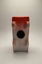 Vintage Telbro Ceramic Fire Truck Coin Bank (c. Mid-20th Century)