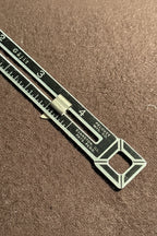 Vintage Pelouze Gajit 4-Inch Hem Gauge c. Mid-20th Century 1950s