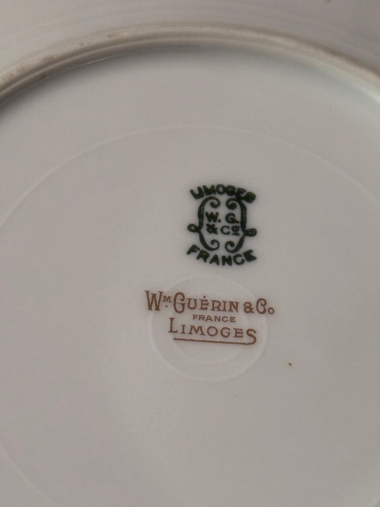 Wm. Guérin & Co. Limoges Porcelain Service, France (c. 1900–1925)