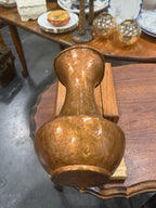 Antique Hand-Raised Copper Water Pitcher, 13 in., c. 1880–1925