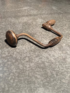 Antique Stanley No. 965 Ratcheting Bit Brace, 10 in., c. 1910–1935