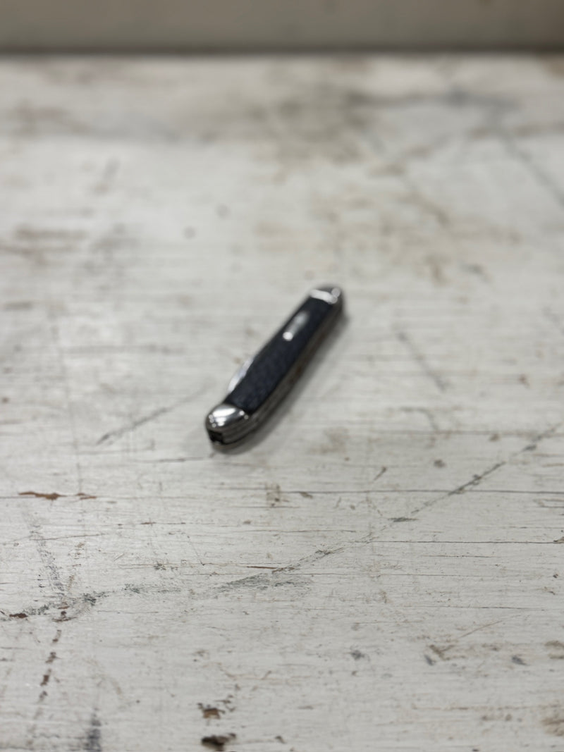 Jowika Two-Blade Pocket Knife, Republic of Ireland, Bird Trademark, Black Jigged Scales, c. 1960s–1970s