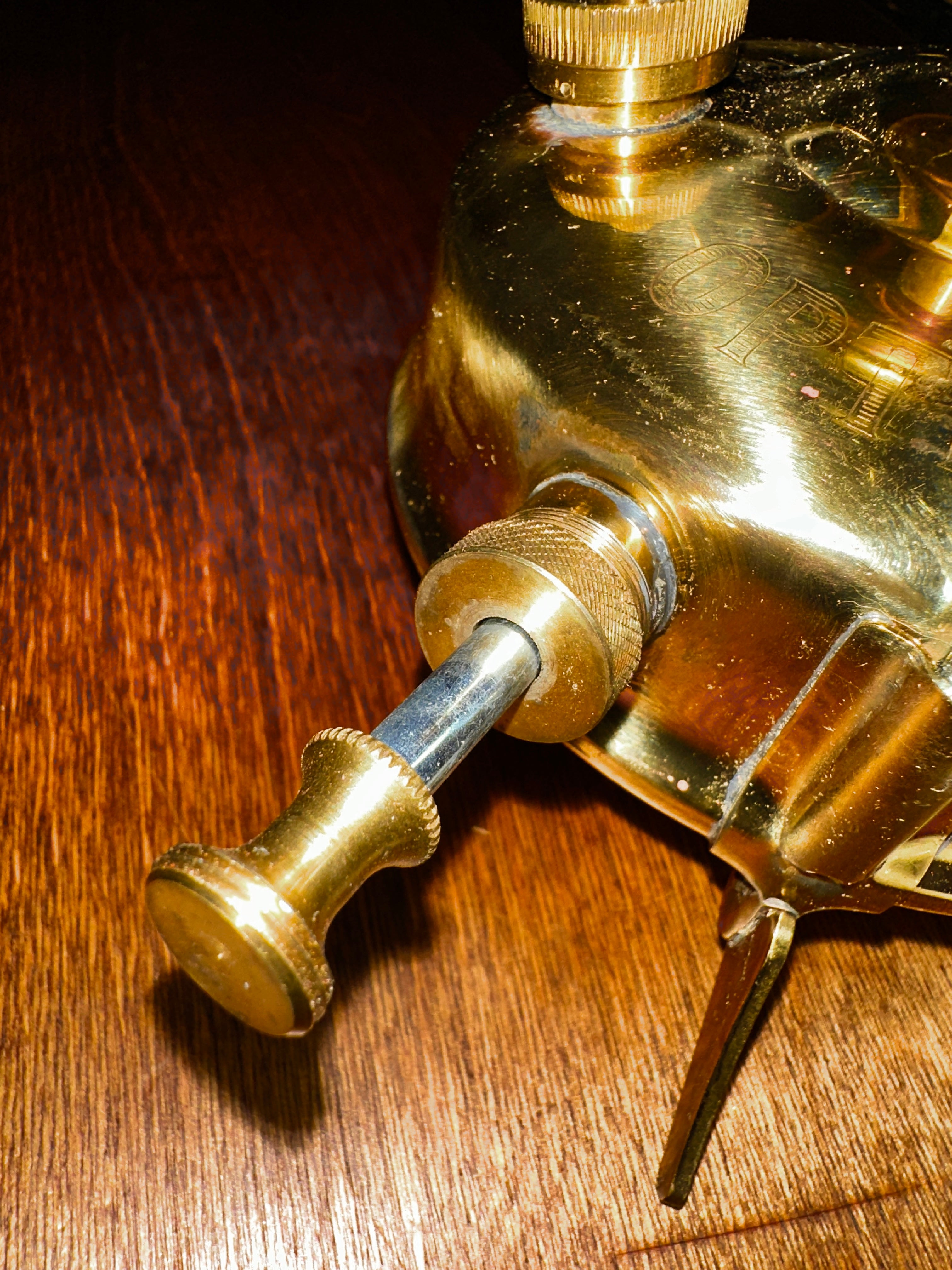 Optimus No. 00 Swedish Brass Paraffin Pressure Stove c.1969–1976