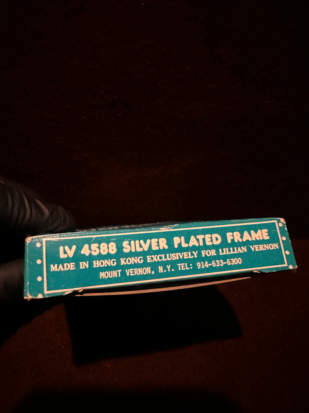 Vintage Lillian Vernon Silver Plated Picture Frame, c. 1970s