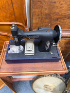 Vintage Commander Sewing Machine in Case, Class 15, c. 1950–1965