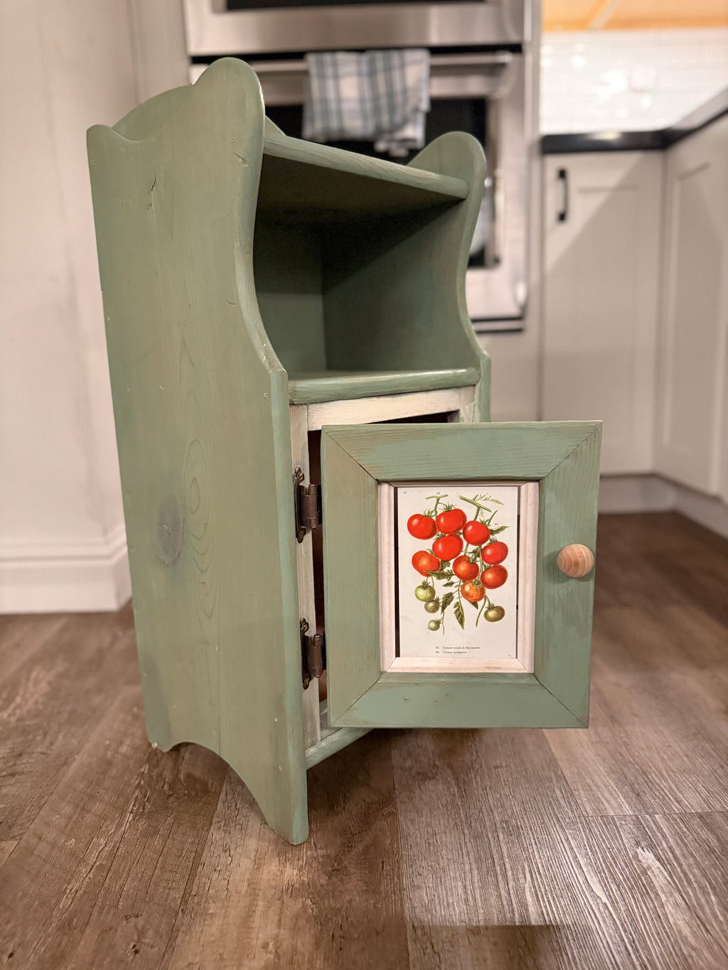Early 20th Century Cottage Cabinet | Glass-Front Botanical | Circa 1905–1925