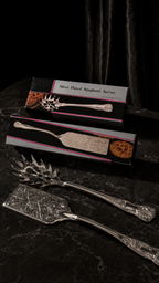 Vintage Silver-Plated Pasta Serving Set, Boxed Spaghetti & Lasagna Servers