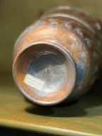 Tinned Copper Two-Handled Vessel, Repoussé Gadroon Bands and Chased Cartouches, Riveted Strap Handles, Labelled Made in United Arab Republic — a Country That Existed Only from 1958 to 1971