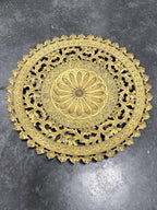 Egidio Casagrande Monumental Italian Brass Wall Sculpture, Borgo Valsugana, c. 1950s