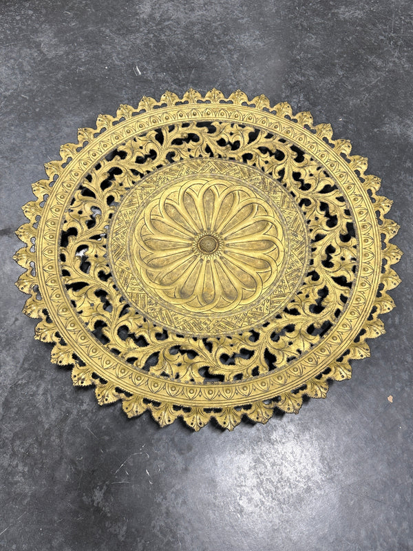Egidio Casagrande Monumental Italian Brass Wall Sculpture, Borgo Valsugana, c. 1950s