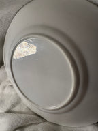 White Ironstone-Style Handled Serving Plate, c. 1920s