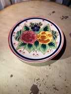 Vintage Bella Casa Floral Plate by Ganz (c. 1960s–1970s)
